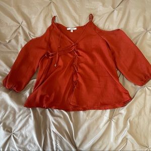 Cold shoulder blouse